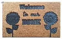 Pvc-backed Rubber Embossed Mats 15mm - 40x60cm