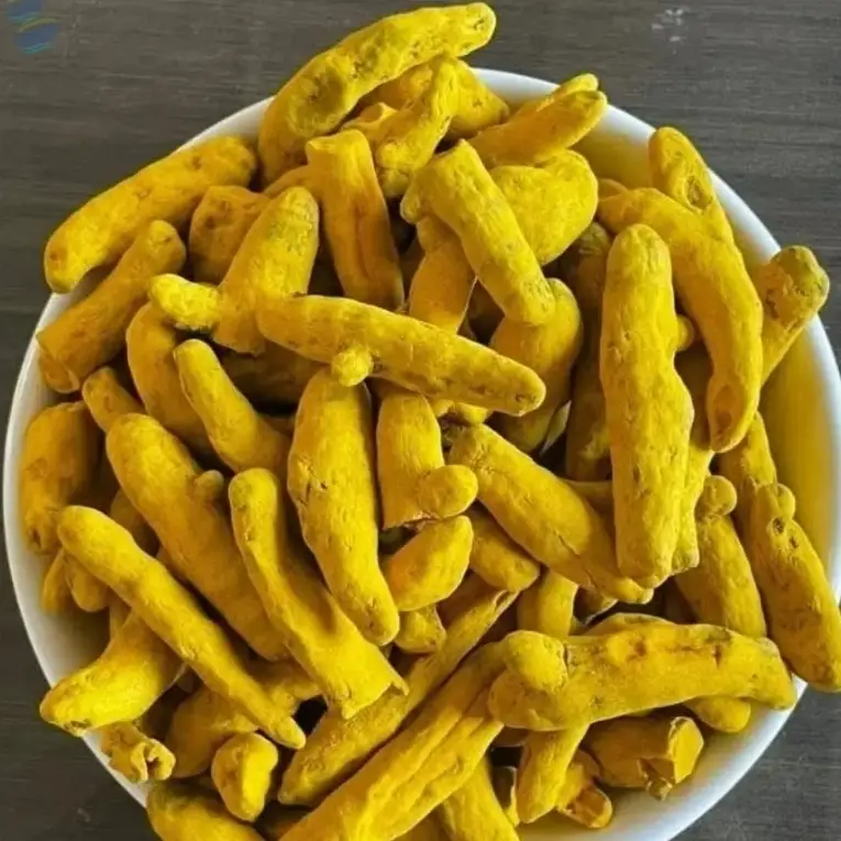Yellow Double Polish Turmeric Finger