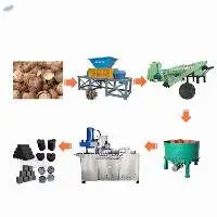 Complete Wood Chacoal Briquette Production Line