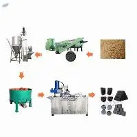 Eco Friendly Charcoal Making Machine Full Line