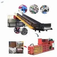 Smart Waste Plastic Crusher And Baler Machine