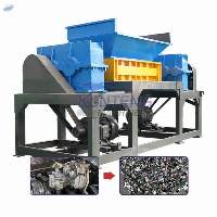 Automatic Double Shaft Scrap Metal Crusher