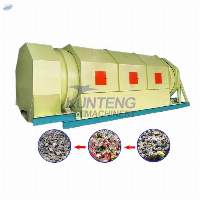 Waste Compost Rotary Trommel Screening Machine