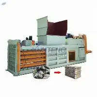 Waste Plastic Hydraulic Baler Baling Machine