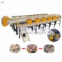 Large Municipal Solid Waste Manual Sorting Table