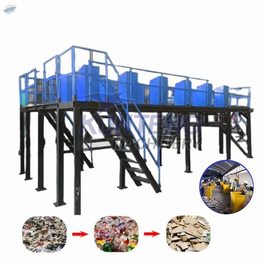 Municipal Garbage Manual Sorting Platform