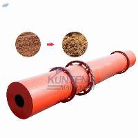 Cassava Sugarcane Bagasse Rotary Drum Dryer