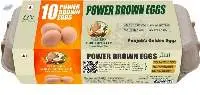 Pack Of 10 Eggs Power Brown