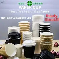 White Paper Cups, [4oz,7oz,8oz,12oz,16oz]
