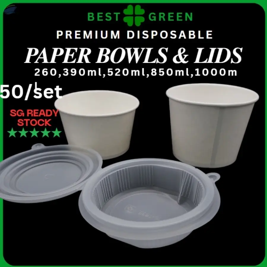 Disposable Paper Bowl 260,390,520,850.1000ml
