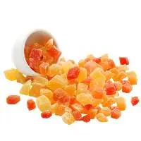 Solar Dehydrated Papaya Cubes