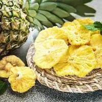 Solar Dehydrated Pineapple Slices