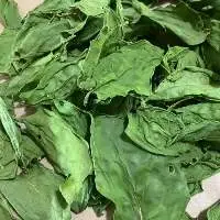 Solar Dehydrated Spinach