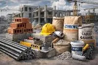 Construction Materials Like Cement, Metal Sheets