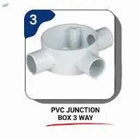 PVC Junction Box 3 Way