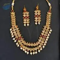 Polki Jewellery (Necklace Sets, Earrings)