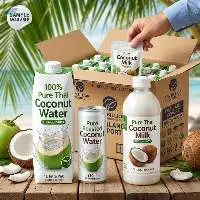 Pure Thai Coconut Water & Coconut Milk 