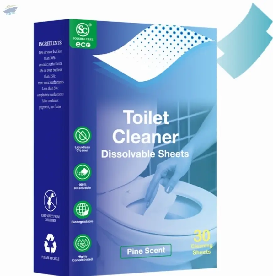 Toilet Cleaner Dissolvable Sheets