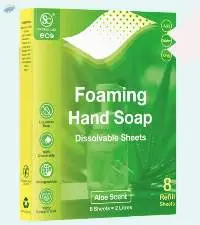 Foaming Hand Soap Dissolvable Sheets