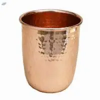 Copper Tumbler Hammered