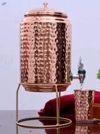 Copper Water Dispenser 5Ltr With Stand