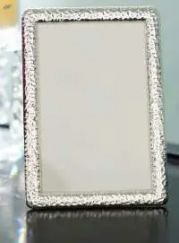 Nickel Plated Metal Photo Frame