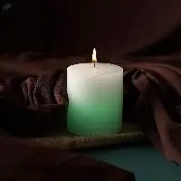 Two Tone Non-Scented Candles