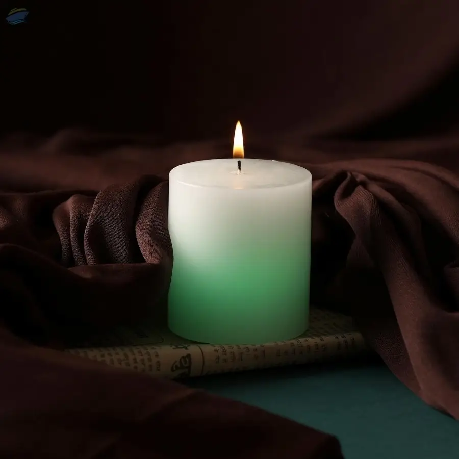 Two Tone Non-Scented Candles
