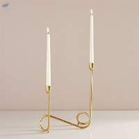 2-Section Metal Candle Holder
