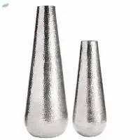 Metal Hammered Flower Vase
