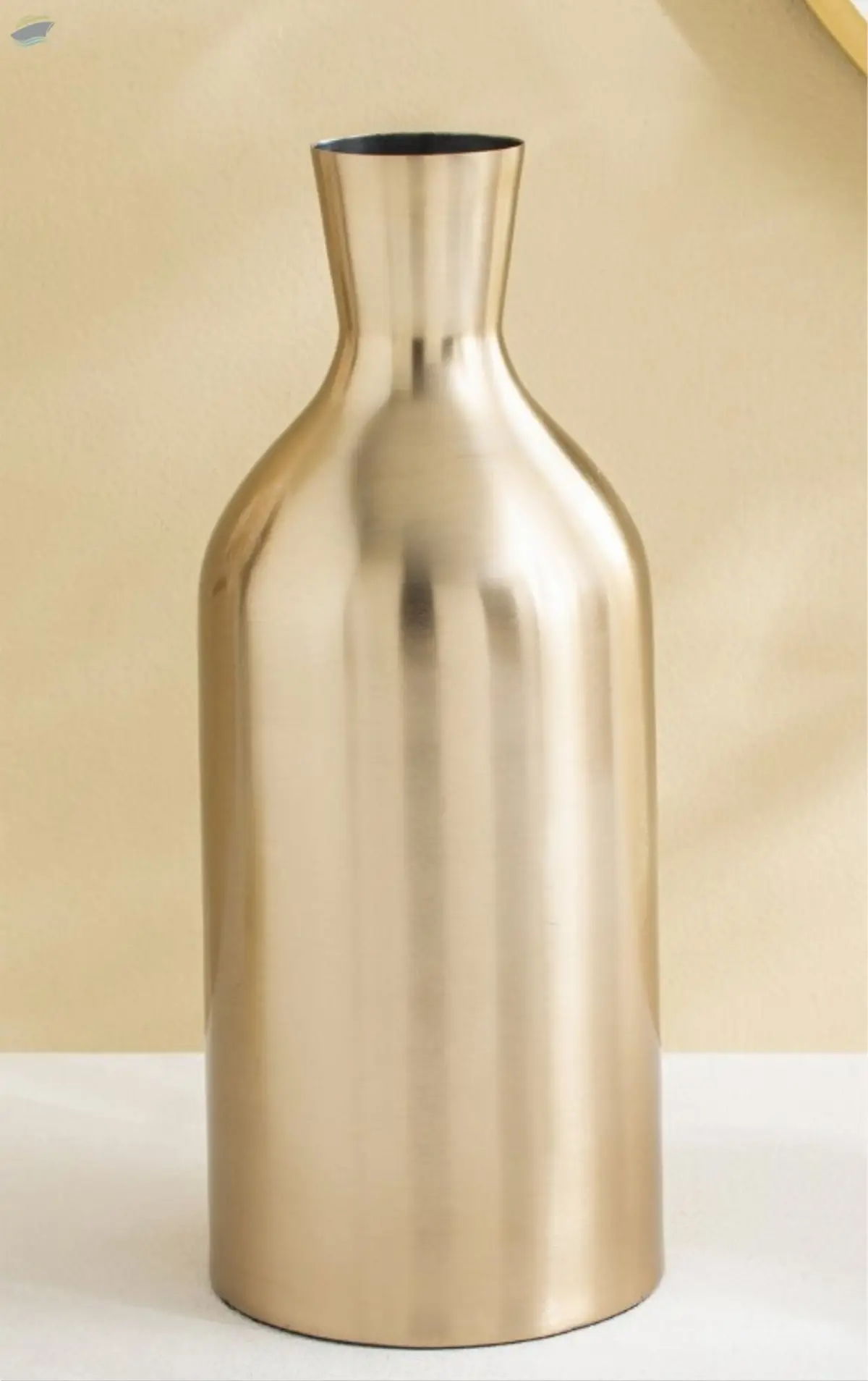 Cylindrical Metal Flower Vase