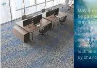 High Traffic 25 x 100cm PVC Backing Carpet Tiles