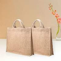Plain Eco-Friendly Jute Shopping Bag