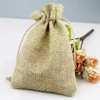 Plain Reusable Jute Gift Bag