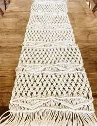Macrame Table Runner