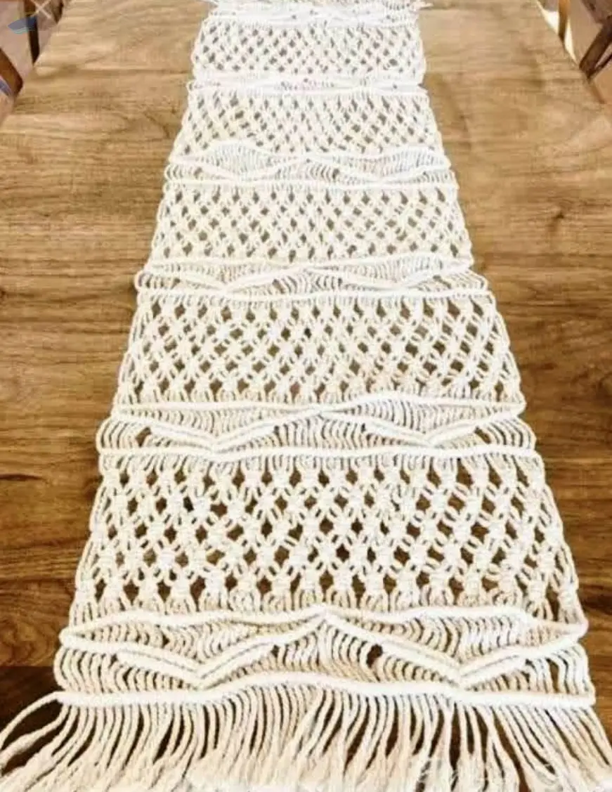 Macrame Table Runner