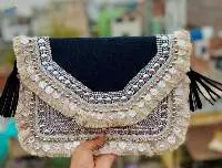 Embroidered Clutch Bag