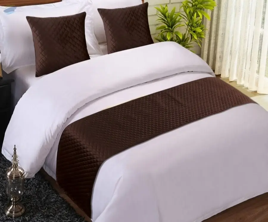 Multi Color Quilted Bed Runner