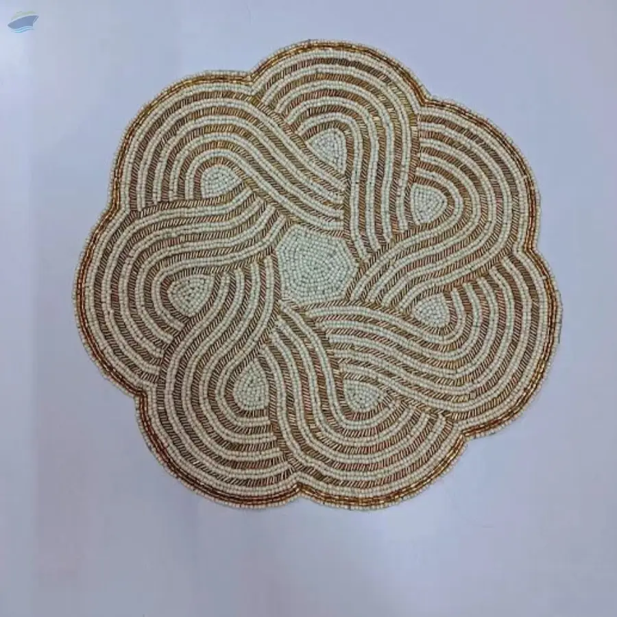 Beads Beaded Table Placemat