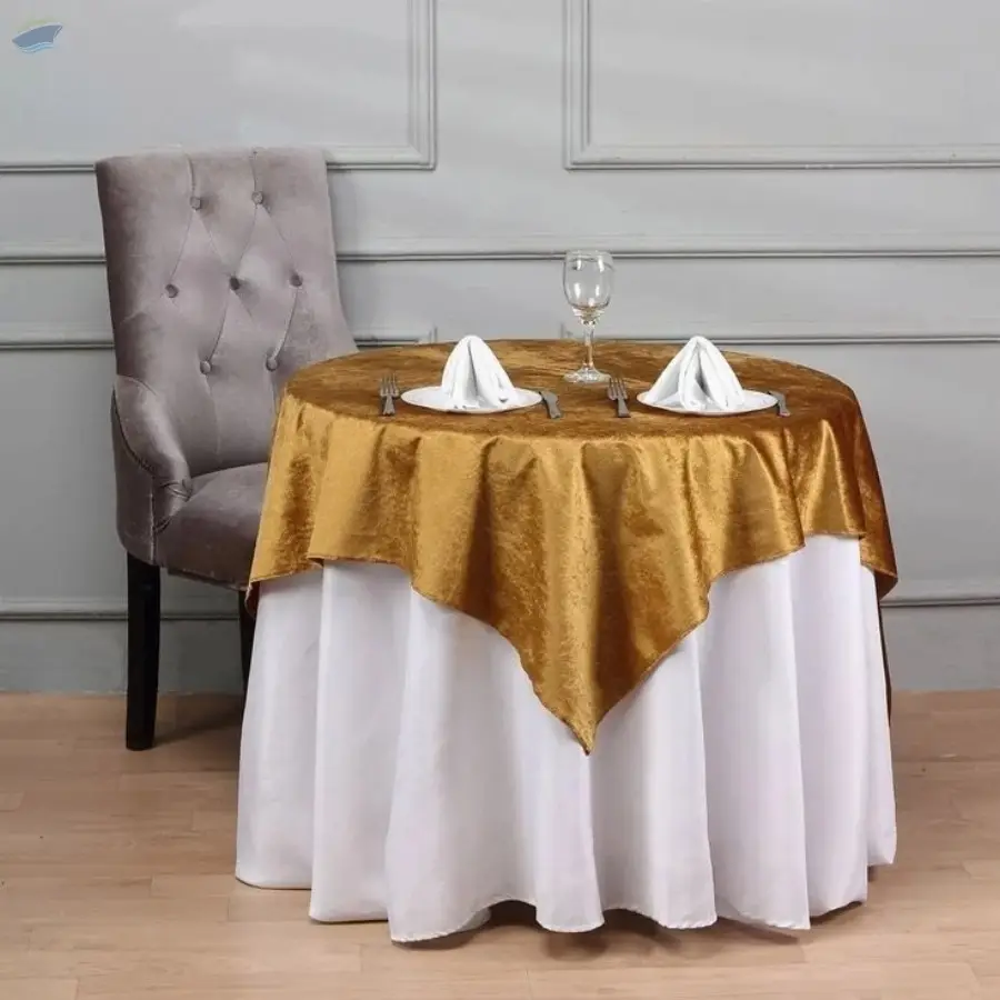 Beige Polyester Table Top