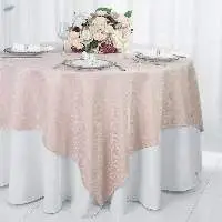 Round Jacard Damask Table Top