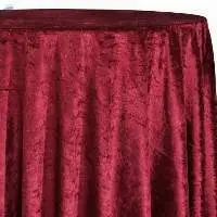 Round Velvet Table Top