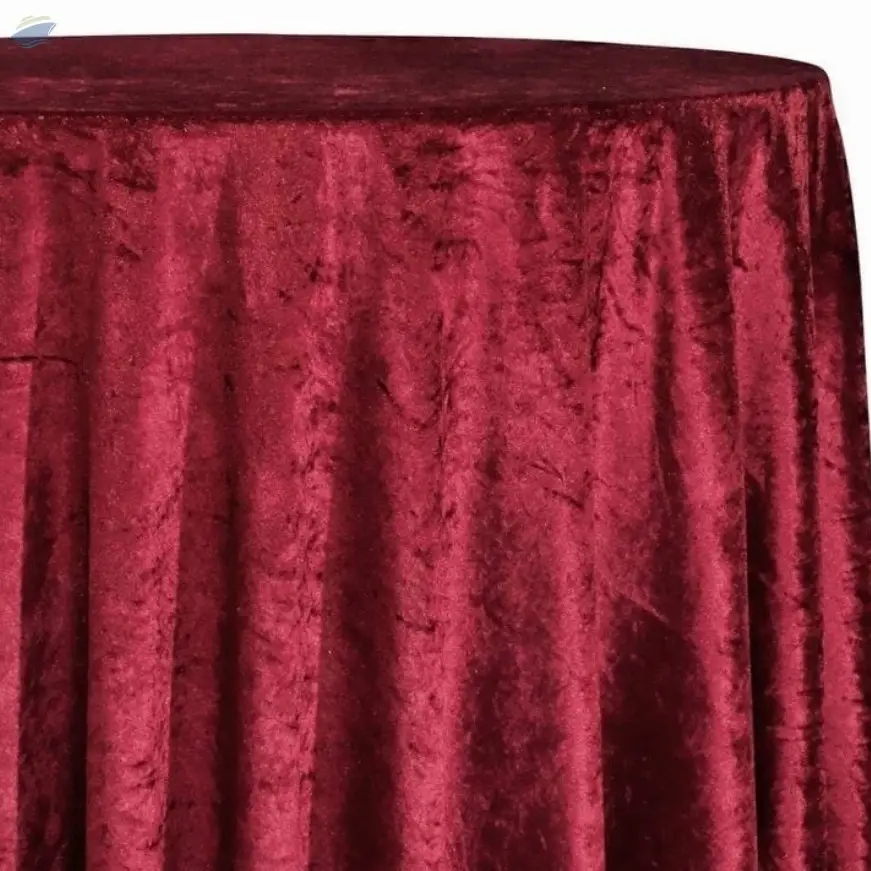 Round Velvet Table Top