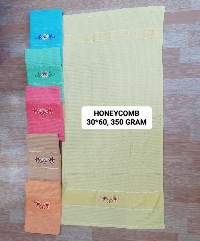 Honey Comb Bath Towels