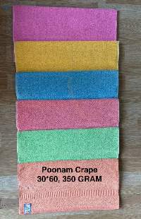 Poonam Crape Bath Towels