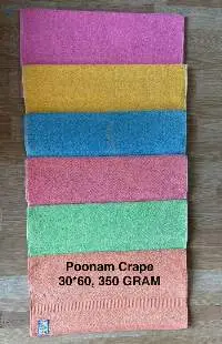 Poonam Crape Bath Towels