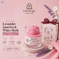 Handmade Palm Wax Rose Candle