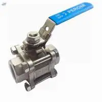3-PC Screwed End Ball Valves