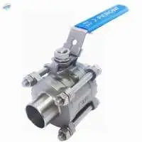 3-pc Butt Weld End Ball Valves
