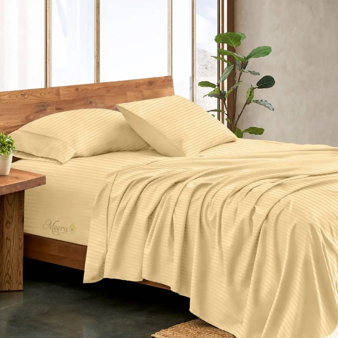 Meera 3pc Stripe Bedsheet Set
